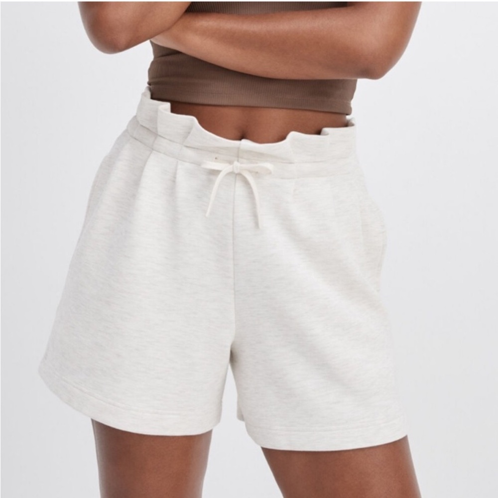 Women's Athletic Shorts in Cream